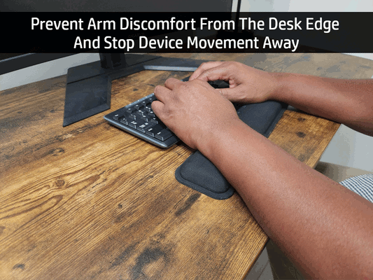Keyboard Edge Keeper (w/ Wrist Pad Platform)